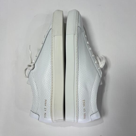 NEW COMMON PROJECTS Achilles Perforated Sneakers White Leather EU 42 US 9 Shoes - Picture 8 of 15